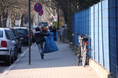Aktion "Saubere Stadt" im März 2012