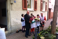 Baumscheibenpflege Caritas-Hausaufgabenhilfe